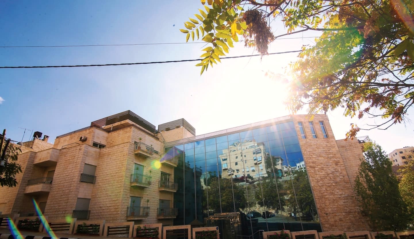Falcon Residences at sunset, Abdoun, Amman
